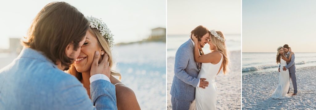 Sunset photos with Bride and Groom 
