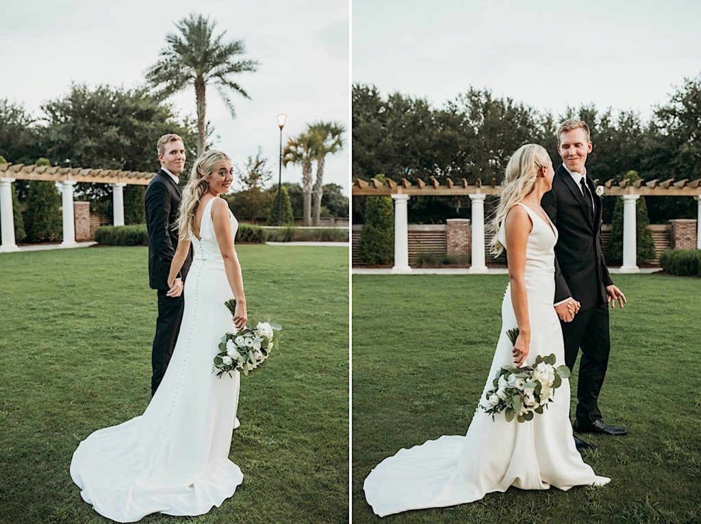 Bride and groom photos at The Henderson Beach Resort and Spa in Destin, Florida