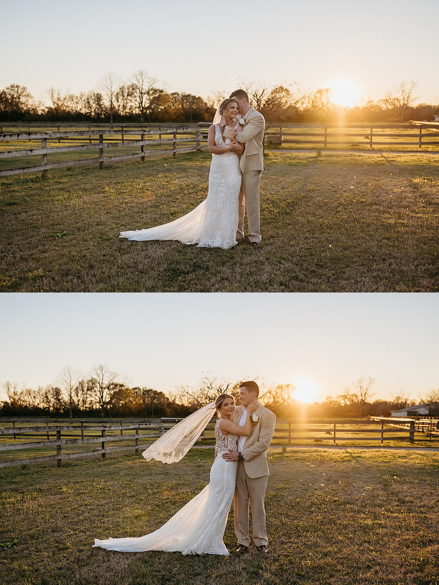 Bride and groom hold each other  with northwest Florida wedding photographer