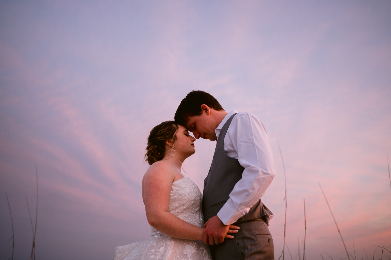 Alabama Beach Wedding in Gulf Shores sunset photos